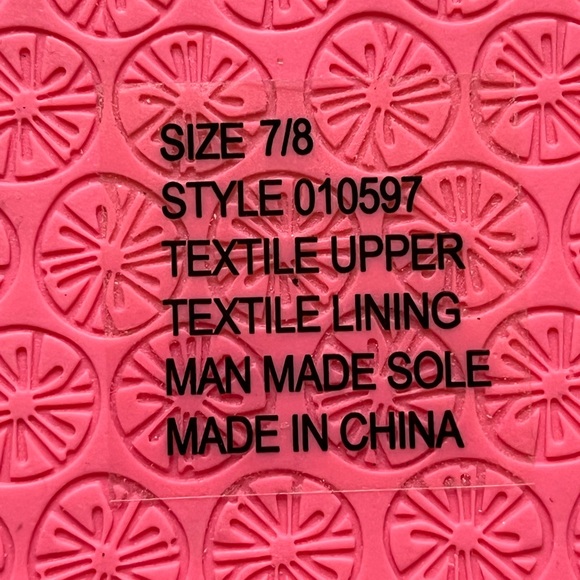 Lilly Pulitzer My Little Peony Women’s 7/8 Terry Slippers Bondi Blue Sandals - Picture 10 of 10